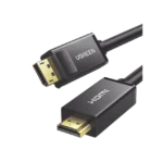 Cable DP Macho a HDMI Macho / Longitud 3m / Soporta 4K@30Hz / Soporta 3D / Cobre Estañado 28AWG / Blindaje interno múltiple / Transmisión Unidireccional / Botón de Liberación / Chip de Última Generación - Image 2