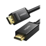 Cable DP Macho a HDMI Macho / Longitud 1.50 m / Soporta 4K@30Hz / Soporta 3D / Cobre Estañado 28AWG / Blindaje interno múltiple / Transmisión Unidireccional / Botón de Liberación / Chip de Última Generación - Image 2