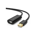 Cable de Extensión Activo USB 2.0 / 5 Metros / Macho-Hembra / Booster individual FE1.1S incorporado / Velocidad de hasta 480 Mbps / Ideal para impresoras, consolas , Webcam, etc.
