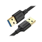 Cable USB-A 3.0 a  USB-A 3.0 / 1 Metro / Macho a Macho / Conector Niquelado / Núcleo de Cobre Estañado / Blindaje Múltiple / Velocidad 5Gbps / No Requiere Controlador / Compatible con USB2.0 Y USB 1.1 - Image 2