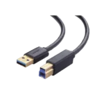 Cable USB-A 3.0 macho a USB-B macho / Ideal para Impresora, Escáner, Pianos, Barras de sonido, etc. / Plug & Play / Compatibilidad Universal / 2 metros