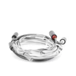 Cable Adaptador de 3.5mm Macho a 2 RCA Macho / 3 Metros / Color Gris / Blindaje Múltiple / ABS / Alta Calidad - Image 7