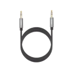 Cable Auxiliar 5 Metros / Conector 3.5mm a 3.5mm / Macho a Macho / Cubierta de TPE / Carcasa de Aluminio / Color Negro - Image 3