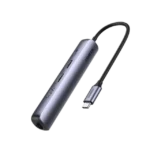 HUB USB-C (Docking Station) 5 en 1 | Ultra Delgado | 2 USB-A 3.1 a (5 Gbps) | HDMI 4K@60Hz | RJ45 (Gigabit Ethernet) | USB-C PD Carga Rápida 100W | Soporta OTG | Chips Inteligentes | Pequeño y Ligero | Caja de Aluminio. - Image 2