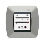 Módulo De Entrada Para Señal De Audio Auxiliar Con Encendido/Apagado Y Regulación De Volume, Color Blanco