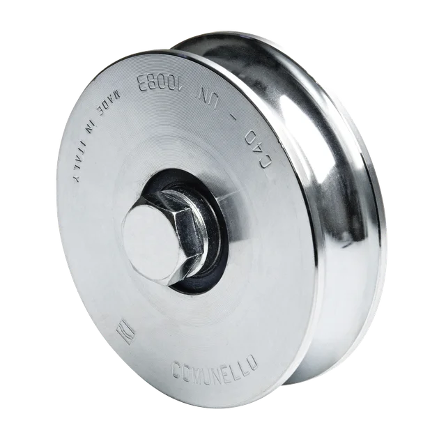 11505060001-h Rueda de 14 cm SIN Soporte / Soporta hasta 550 kg / Canal Tipo "U" - Image 1