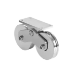 Rueda Doble de 16 cm / Capacidad Para Puertas de hasta 1920 kg / Canal Tipo "U" - Image 2