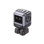 Cargador RobotGaN de 65W Serie UNO | 3 Puertos de Carga Rápida | 2 USB-C | 1 USB-A | PD 3.0 | QC 4.0 | Carga Inteligente | Tecnología GaN II | Zapato Magnético Extraíble | Carcasa Ignifuga | Pantalla LED