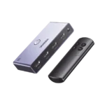 Switch (Splitter) 8K HDMI 2.1 / 3 entradas 1 Salida / Incluye Control Remoto / Soporta 8K@60Hz 4K@120Hz 4K@60Hz 3D / HDR / HDCP 2.3 / Carcasa de Aluminio.
