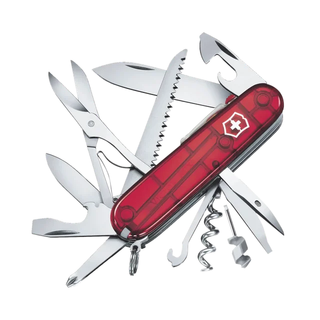 17915T-h Navaja Victorinox de Bolsillo Mediana Huntsman Lite de 21 Funciones con Luz LED - Image 1