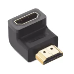 Adaptador HDMI de 90 Grados Macho a Hembra / Hacia Abajo / HDMI 2.0  4K@60Hz / Proporciona Flexibilidad Sin Doblar los Cables HDMI - Image 2