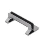 Soporte Vertical para Laptop / Adecuado para escritorio / Anchura Ajustable (12-26mm) / Amplia compatibilidad / Anti-Arañazos / Anti-Deslizante /Ajustable Mediante Tornillos / Color Plata / Aluminio + Silicona - Image 8