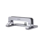 Soporte Vertical para Laptop / Adecuado para escritorio / Anchura Ajustable (12-26mm) / Amplia compatibilidad / Anti-Arañazos / Anti-Deslizante /Ajustable Mediante Tornillos / Color Plata / Aluminio + Silicona - Image 2