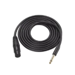 Cable para Micrófono Plug 6.35 mm (1/4 Inch) Macho a XLR Canon Hembra / Núcleo de Cobre / 5 Metros / Alta Calidad / Color Negro