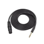 Cable para Micrófono Plug 6.35 mm (1/4 Inch) Macho a XLR Canon Hembra / Núcleo de Cobre / 5 Metros / Alta Calidad / Color Negro - Image 2