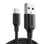 Cable USB-A a USB-C | 2 Metros | Carga y Sincronización de Datos | Carga Rápida 60W | Datos 5 Gbps | QC 3.0/2.0 | FPC | AFC | Protección Integrada | Duradero y Flexible| Caja ABS | Cubierta de TPE | Color Negro. - Image 2