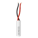 Bobina de 305 Metros / Alambre de Cobre 2 x 22 AWG / Tipo Alarmas CMR-CL3R / Riser / Color Blanco / Para Aplicaciones de Alarmas de Intrusión / Automatización