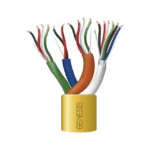 Carrete de Cable de 305 Metros / Color Amarillo / Compuesto por  6 x 22 AWG blindado, 4 x 18 AWG, 4 x 22 AWG, y 2 x 22 AWG / Para Aplicaciones en Control de Acceso - Image 2