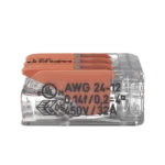 Conector Compacto para 1 Cable de Entrada 2 Cables de Salida / Cables Compatibles 28AWG-12AWG - Image 3