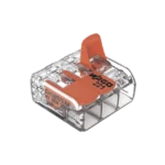 Conector de empalme compacto para todo tipo de conductores transparente 3 conectores - Image 2