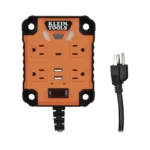 Multicontacto Powerbox 1, con 4 Salidas 120 Vca, 2 USB-A / 1 USB-C, Luces LED Integradas y Soporte Magnético