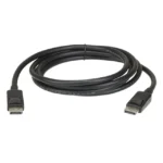 Cable DisplayPort | Longitud 2m | Alta definición | Hasta 8K | HDR Dinámico | 32 canales de audio digital | Pestañas de seguridad con botón de liberación - Image 2