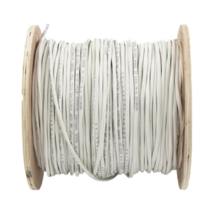 Carrete de 152 Metros de Cable / 2 x 16 AWG / BLINDADO / PLENUM / Color Blanco / Para Aplicaciones de Audio, Seguridad y Control