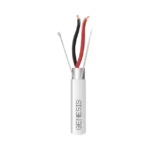 Carrete de 152 Metros de Cable / 2 x 16 AWG / BLINDADO / PLENUM / Color Blanco / Para Aplicaciones de Audio, Seguridad y Control
