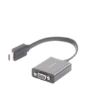 Adaptador HDMI a VGA / Resolución 1080P / Audio 3.5mm / Con Puerto Micro USB para Alimentación / Plug &  Play / No Requiere Controlador / ABS / Flexible y Duradero - Image 5