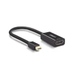 Convertidor Mini Display Port a HDMI / 4K@30Hz / Thunderbolt / Blindaje interno múltiple /  Carcasa ABS / Longitud de 25 cm - Image 2