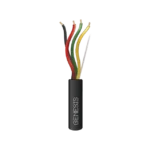 Carrete de Cable de 305m / 4 x 14 AWG / Cable DIRECT BURIAL / Color Negro / Para uso en Intemperie / Uso en Aplicaciones en Sistemas de Detección de Incendio y Sistemas de Evacuación