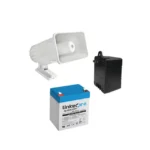 Kit de accesorios con Bateria 5.5 Ah, Transformador 16.5Vca  y sirena de 30 watts - Image 2