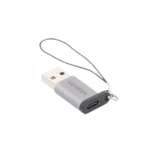 Adaptador USB 3.0 Macho a USB-C 3.1 Tipo C Hembra |Carga y Sincronización de Datos | Admite Corriente de 3A | Transferencia de hasta 5 Gbps | Amplia Compatibilidad | Chip VL160 | Caja de Aluminio | Color Gris - Image 5