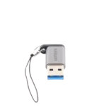 Adaptador USB 3.0 Macho a USB-C 3.1 Tipo C Hembra |Carga y Sincronización de Datos | Admite Corriente de 3A | Transferencia de hasta 5 Gbps | Amplia Compatibilidad | Chip VL160 | Caja de Aluminio | Color Gris - Image 6