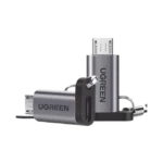 Adaptador USB-C 3.1 a Micro USB | Carga Rápida | FPC/QC2.0 | Sincronización de Datos | Velocidad de Transferencia de hasta 480Mbps | Incluye Cordón | Caja de Aluminio | Múltiples Protecciones | Amplia Compatibilidad. - Image 2