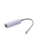 Adaptador de Red USB-C 3.1 (5 Gbps) a RJ45 | Thunderbolt 3 | Admite 10/100/1000 Mbps |  Chip Inteligente | Amplia Compatibilidad | Caja de Aluminio | Longitud del cable 10 cm. - Image 4
