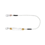 Amortiguador con Cable de Protección de  Nylon y 2 Ganchos de Seguro Doble. - Image 2