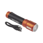 Linterna LED Portátil Recargable 500 Lúmenes con Luz Frontal y Lateral de Trabajo. Lámpara con tapa de Extremo con Imán, USB-C - Image 2