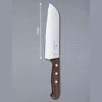 Cuchillo Santoku Wood de 17 cm, Filo con Corte Recto, Estilo Japonés - Image 3