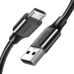 Cable USB-A a Micro USB | 2 Metros | Tecnología de Carga Rápida Qualcomm / QC 3.0/2.0 | Recarga hasta 18W | Transmisión de Datos hasta 480Mbps | Tecnología de Carga Segura | Hasta 5,000 Flexiones | ABS y PVC de Alta Duraci& - Image 2