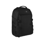 Mochila VX Sport EVO con Ruedas, Mango Telescópico y Correas al Hombro. Fabricada en Poliéster Negro repelente al Agua. Backpack on Wheels.