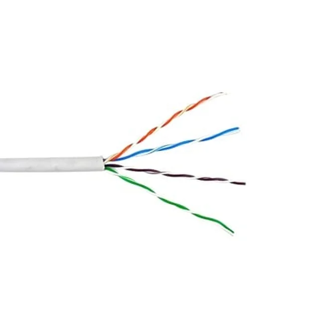 63601101_1000 Bobina de Cable de 305 Metros (1000 Pies) UTP Cat6 Riser / Color Blanco / UL, CMR, Probado a 350 Mhz / Para Aplicaciones de CCTV, Redes de Datos, IP Megapixel, Control RS485 - Image 1