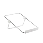 Soporte para Laptop / Plegable / Ajustable de 87 a 131 mm / Amplia compatibilidad 11''-16'' / Capacidad de carga 20 KG / Antideslizante /  Ultra Ligero / Metal / ABS / Silicona / Color Plata