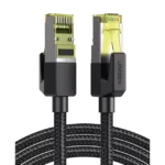 Cable Ethernet Cat7 CLASSâ? F/FTP Redondo con Malla de Nylon 2 Metros