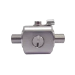 Protector contra descargas eléctricas. Cubre los rangos de frecuencia de los amplificadores de Señal Celular. 75 Ohm. Conectores F hembra.