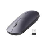 Mouse inalámbrico 2.4 GHz | Ultra Delgado y Silencioso | DPI 1000/1600/2000/4000 (Ajustable)  | Alcance 10m | Scroll de Aluminio | Adaptable a diferentes superficies | Diseño suave al tacto | Contiene Receptor USB | Color Negro. - Image 2