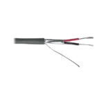 Cable 2 x 18 AWG / Blindado / 305 Metros / Riser / UL / Color Gris / Hecho en México