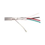 Cable 4 x 18 AWG / Blindado / 305 Metros / Riser / UL / Color Gris / Hecho en México