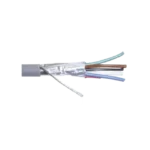 Cable Calibre 22, CMR, 6 Conductores, Blindado, 305 metros, Color Gris