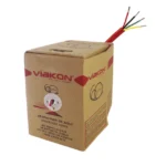 Bobina de alambre de 305 metros 4 x 18 AWG, tipo FPLR de color rojo, para aplicaciones en sistemas de detección de incendio y sistemas de evacuación, hecho en México. - Image 2